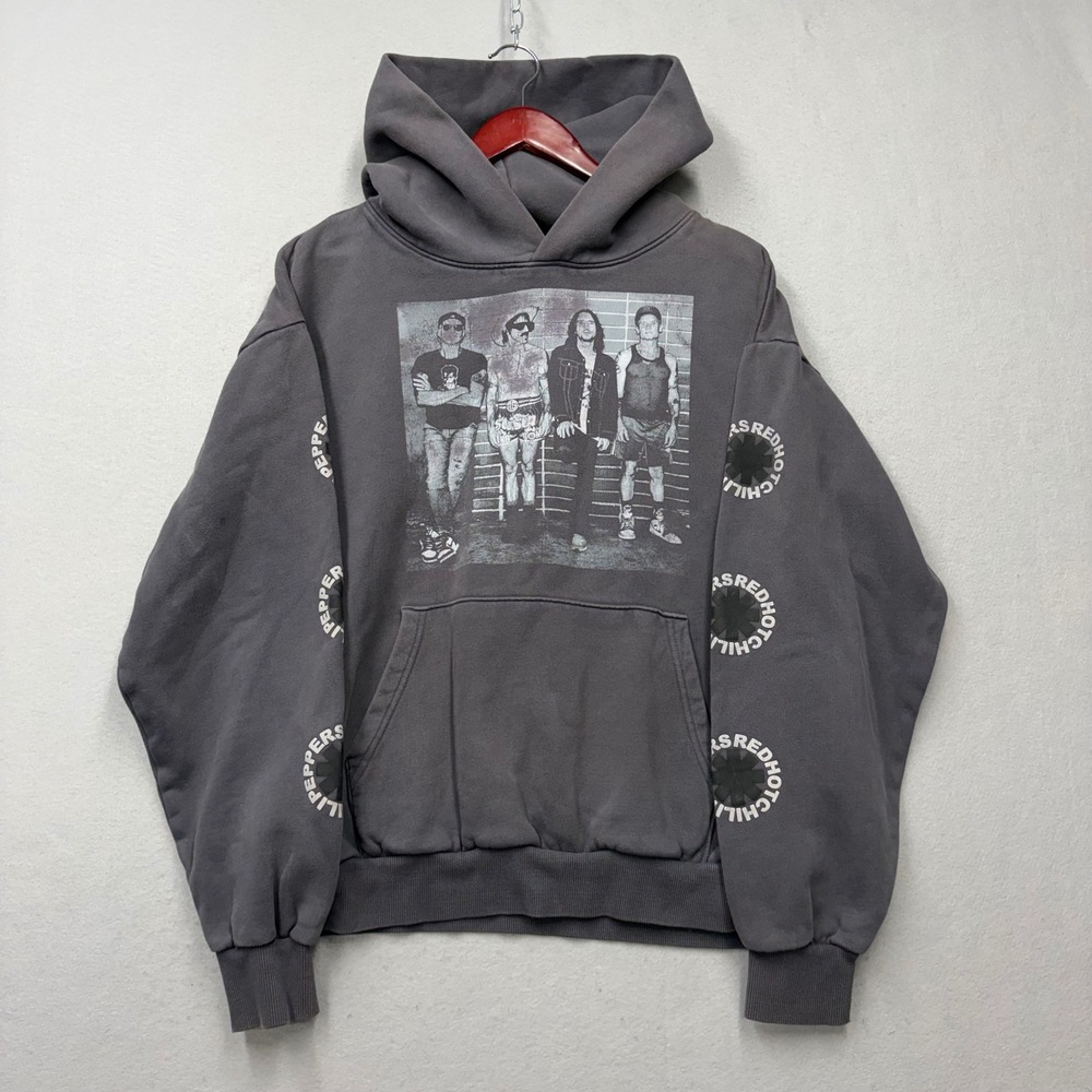 Red Hot Chili Peppers Hoodie Mens L Gray Unlimited Love World Tour 2022-2023